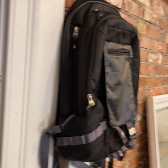 LLBean black backpack with soft section for laptop - Picture 4 of 15
